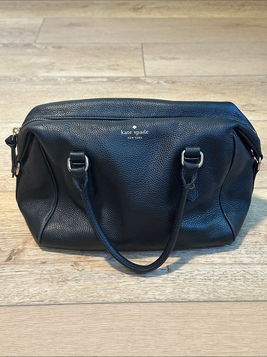 kate spade Handbags - Kate Spade Black Pebbled Julianne Mulberry Street Leather Satchel